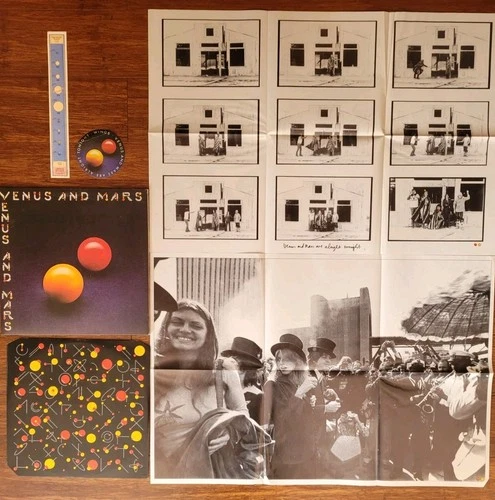 Wings Venus and Mars Vinyl LP 1975 Comlete. Ex/Ex. Paul McCartney