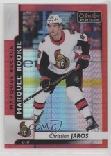 2017 O-Pee-Chee Platinum Marquee Rookies Red Prism /199 Christian Jaros #169 g0p