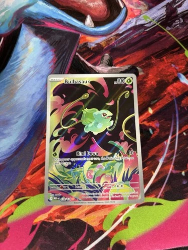 Pokémon TCG Bulbasaur Card 133/132 IR Mega Evolutions Near Mint Condition