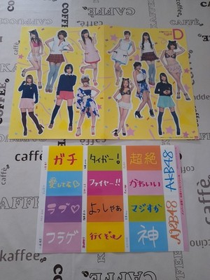 AKB48 Sticker-Set aus Kalender Limited Edition Type D Japan