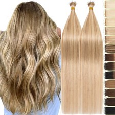 100G Thick Nano Ring Nano Loop Beads Real Remy Human Hair Extensions Highlight