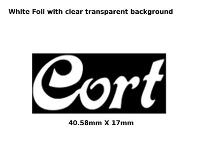 Cort guitar Decal head stocks Restoration water slide Logo 174wb