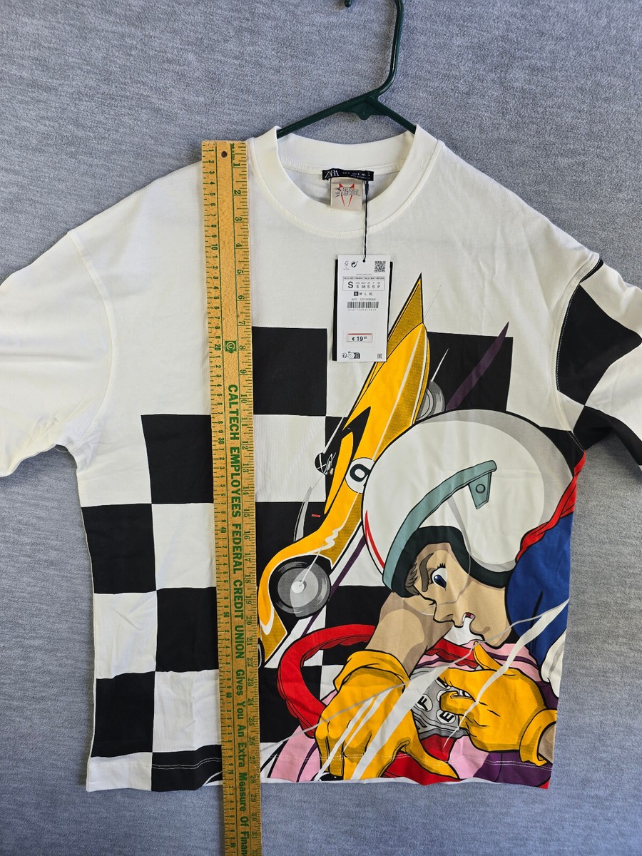 ZARA White/SPEED RACER Cotton T-shirt Men - Size S -NWT | eBay ZARA White/SPEED RACER Cotton T-shirt Men - Size S -NWT | eBay