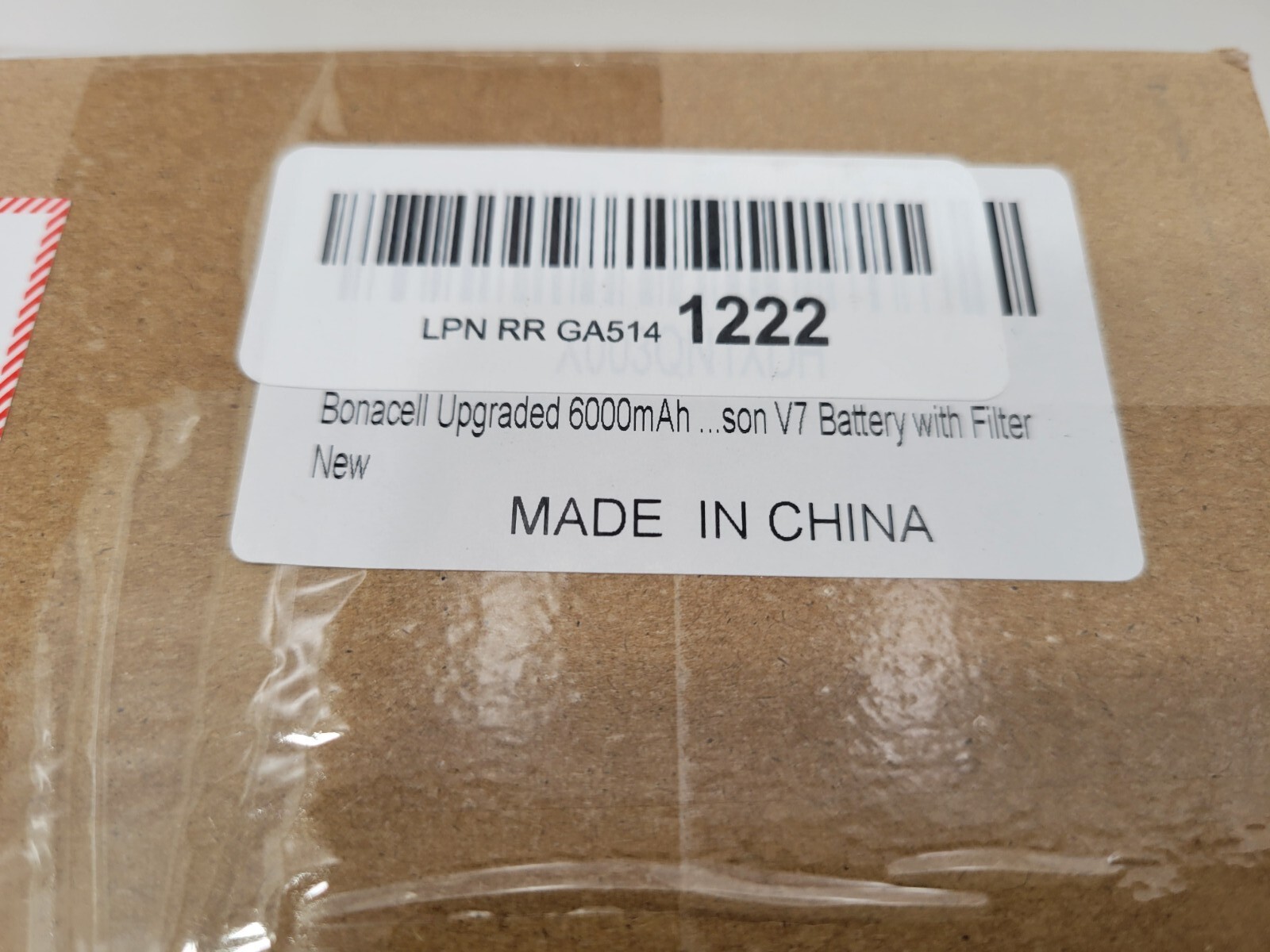 Bonacell Upgraded 6000mAh 21.6V Lithium V7 Battery with Filter