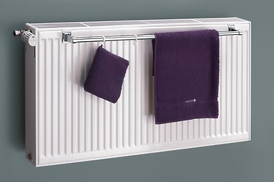 XIMAX Heizkörperzubehör Handtuchhalter für Kompaktheizkörper Chrom 740 mm