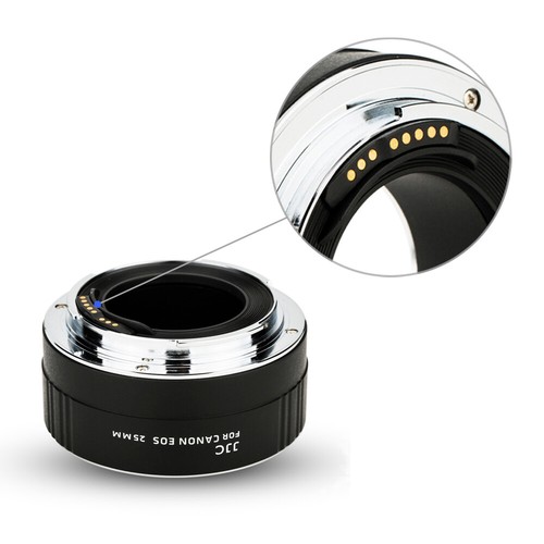 25mm Marco Auto Extension Tube fr Canon EF-S EF Mount T7 T7i T6 T6i T5i T4i T3i - Picture 7 of 10