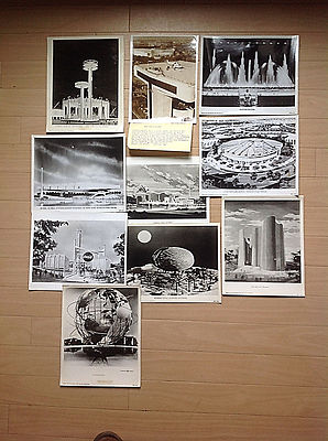 Lot of 10 1964/65 World s Fair Rendition B&W 8x10 Original Press Photos