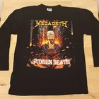 Megadeth Official Merch  2011 Sudden Death European Tour T-Shirt  SMALL Metal
