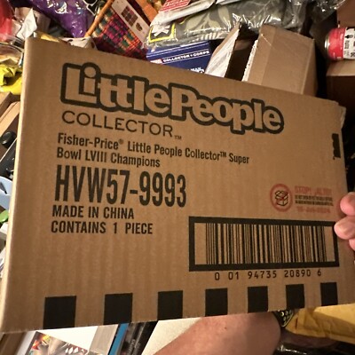 NFL Super Bowl LVIII Champions KC Chiefs Little People Collector Set In ...