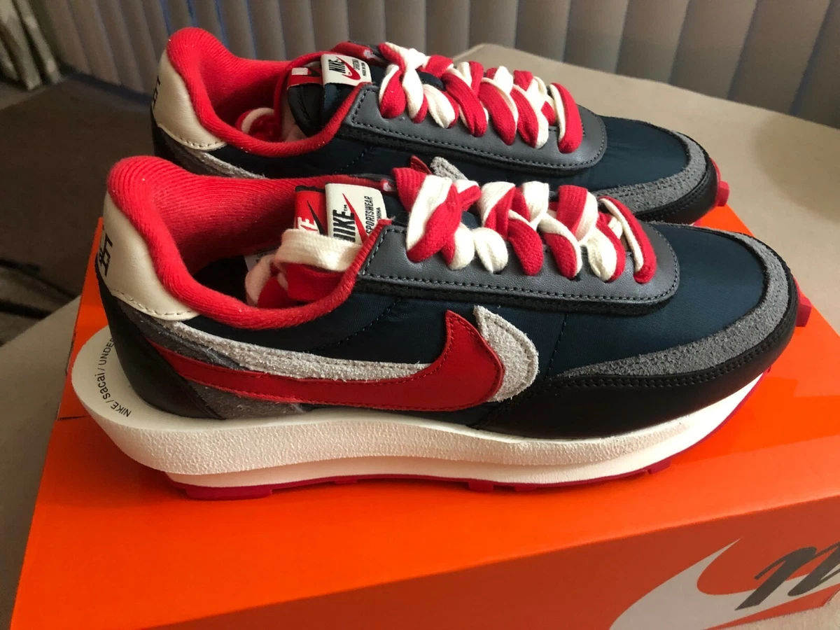 Nike LD Waffle sacai Undercover Midnight Spruce University Red DJ4877300