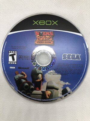 Worms Forts: Under Siege (Microsoft Xbox, 2005) Disc Only