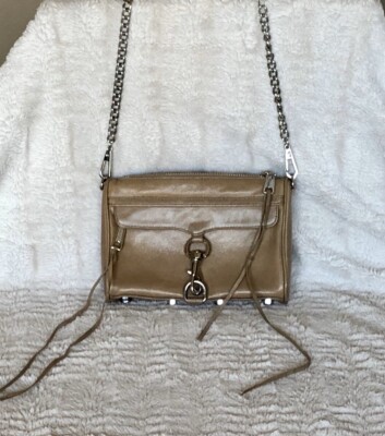 Rebecca Minkoff crossbody Mini MAC Beige/Tan Silver Hardware