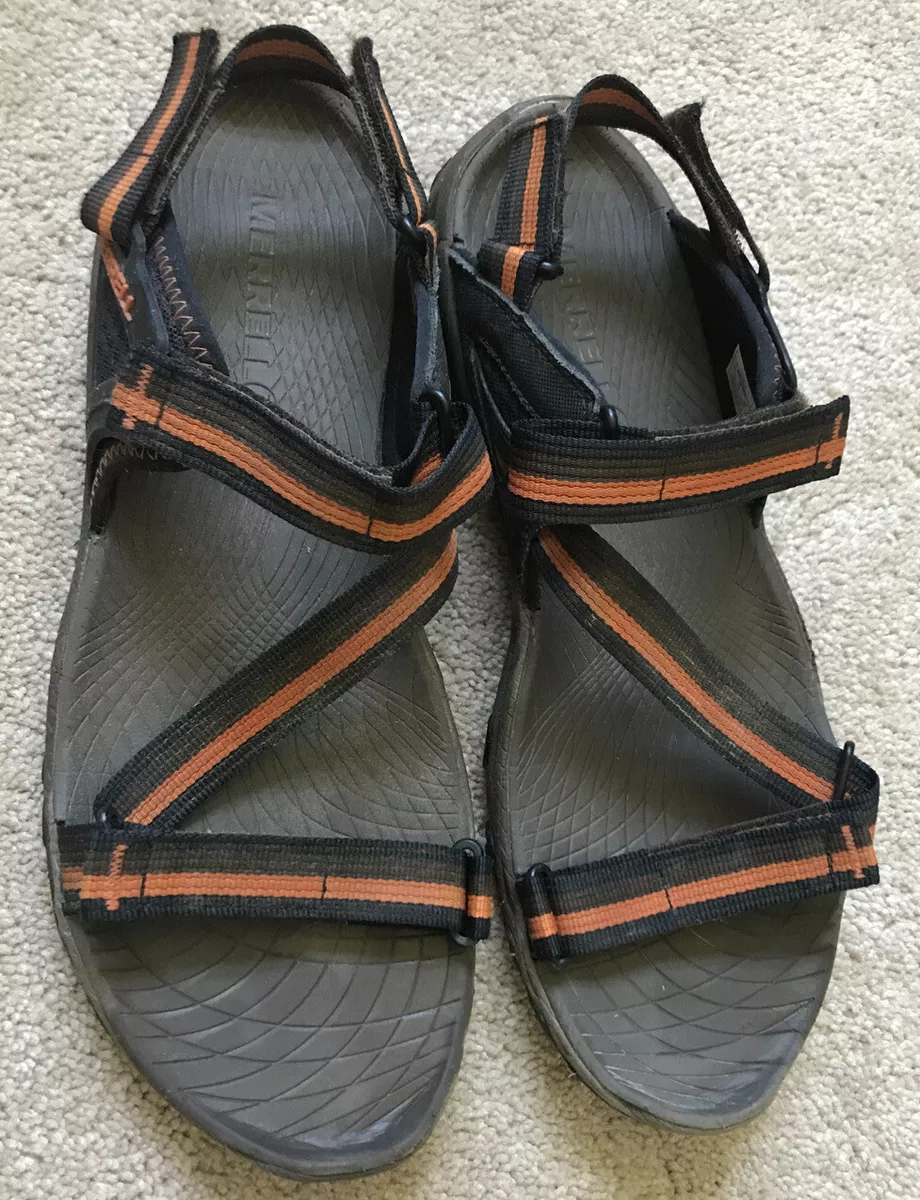 MERRELL ALL OUT BLAZE WEB MENS 11 SLATE BLACK Orange STRIPE J37641 | eBay