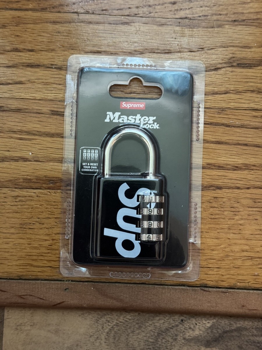 Supreme SS19 Master lock Lock Black RARE IN HAND WITH STICKER | eBay
