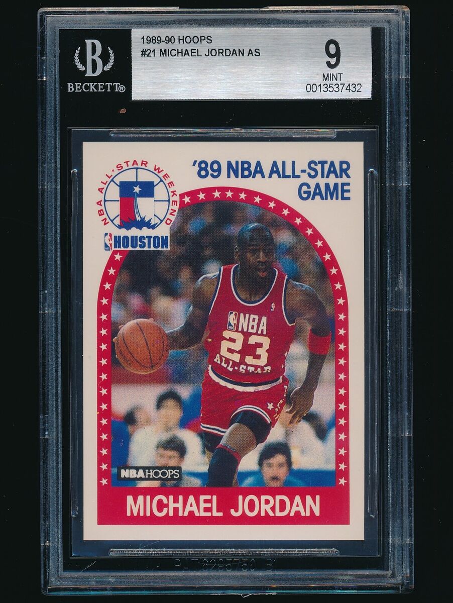 1989-90 Hoops #21 Michael Jordan AS all-star BGS 9 Mint | eBay 1989-90 Hoops #21 Michael Jordan AS all-star BGS 9 Mint | eBay