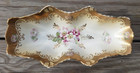 Antique Royal Crown Hand Painted Dish 1820 / 24k Border — photo 1