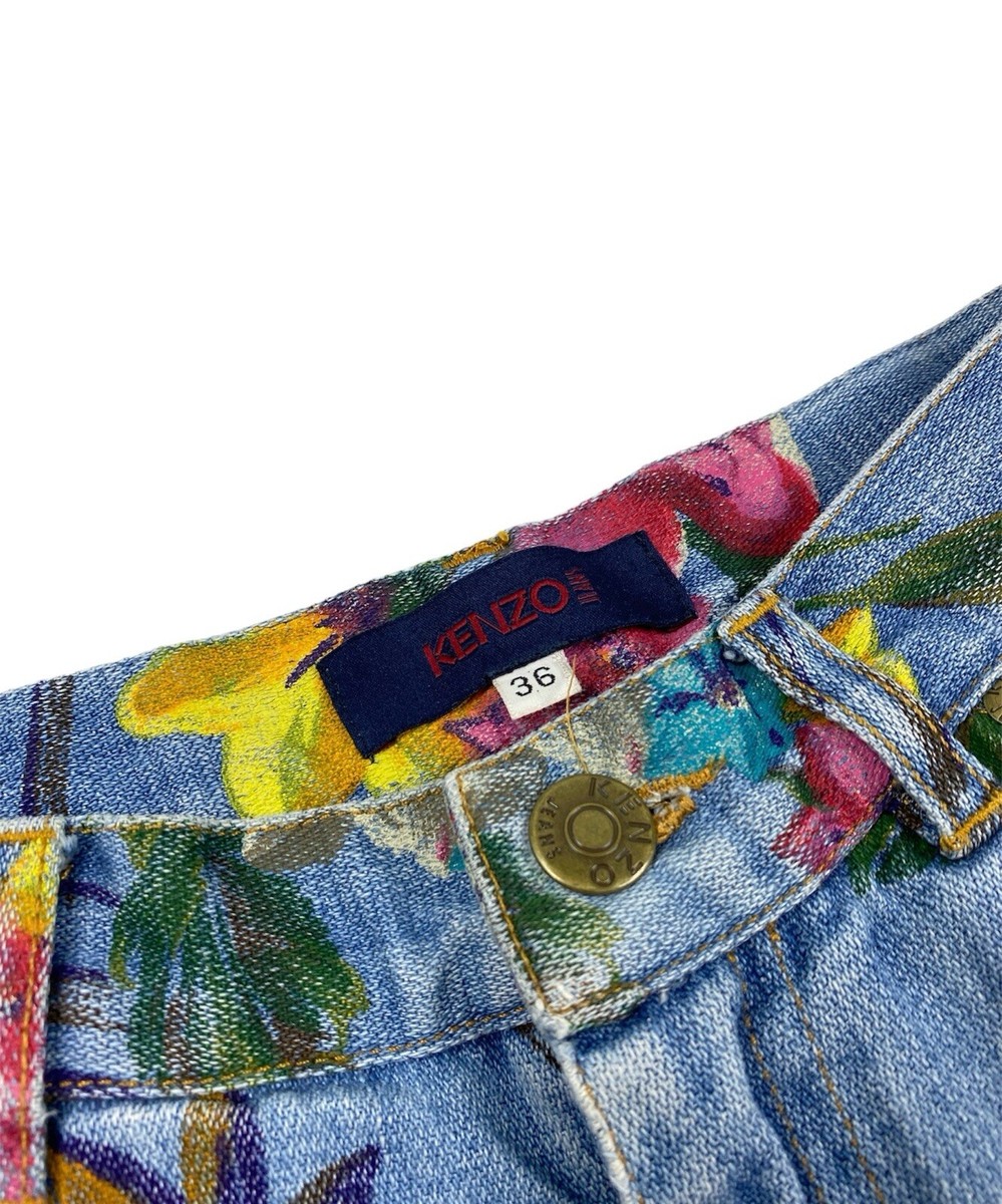 Vintage Kenzo Jeans Floral Pants Jeans Size 36 | eBay