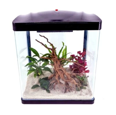 HR-300 schwarz Nano Aquarium Komplettaquarium Filteranlage Neues Modell mit LED