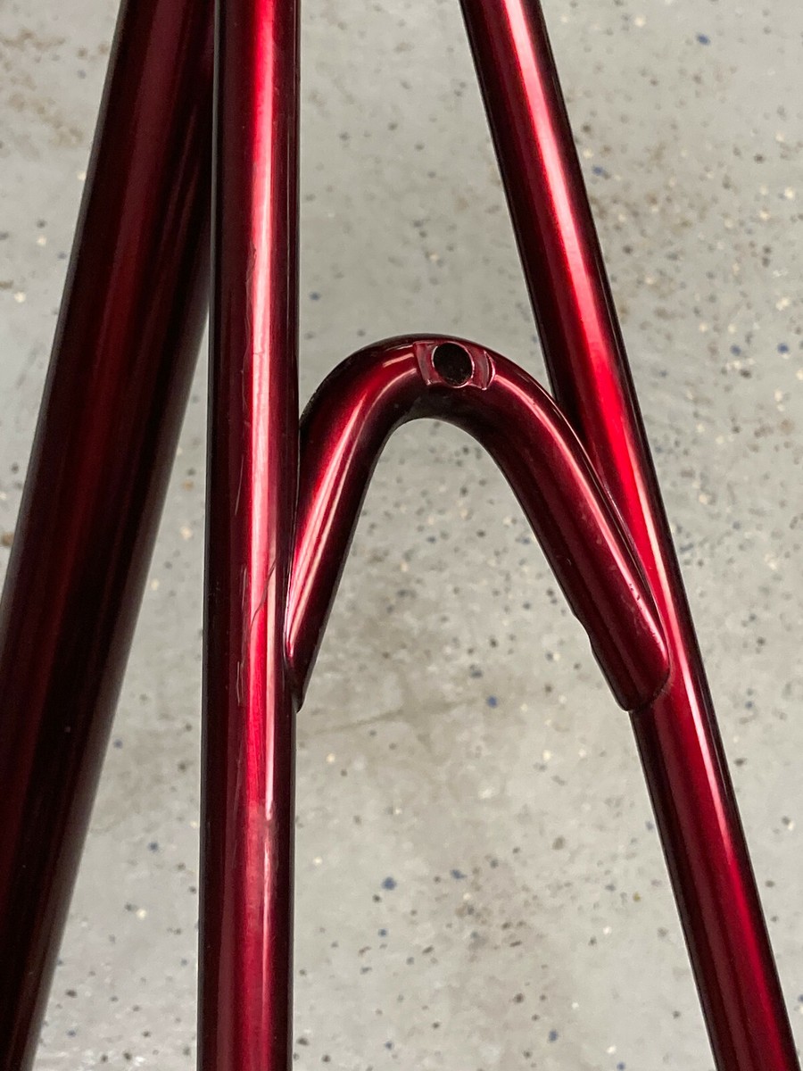 Trek aluminum road frame 57cm top tube- broken seat collar