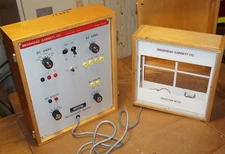 Vintage BRODHEAD GARRETT Projection Meter, Multi-Meter Ammeter Volts Amps AC/DC