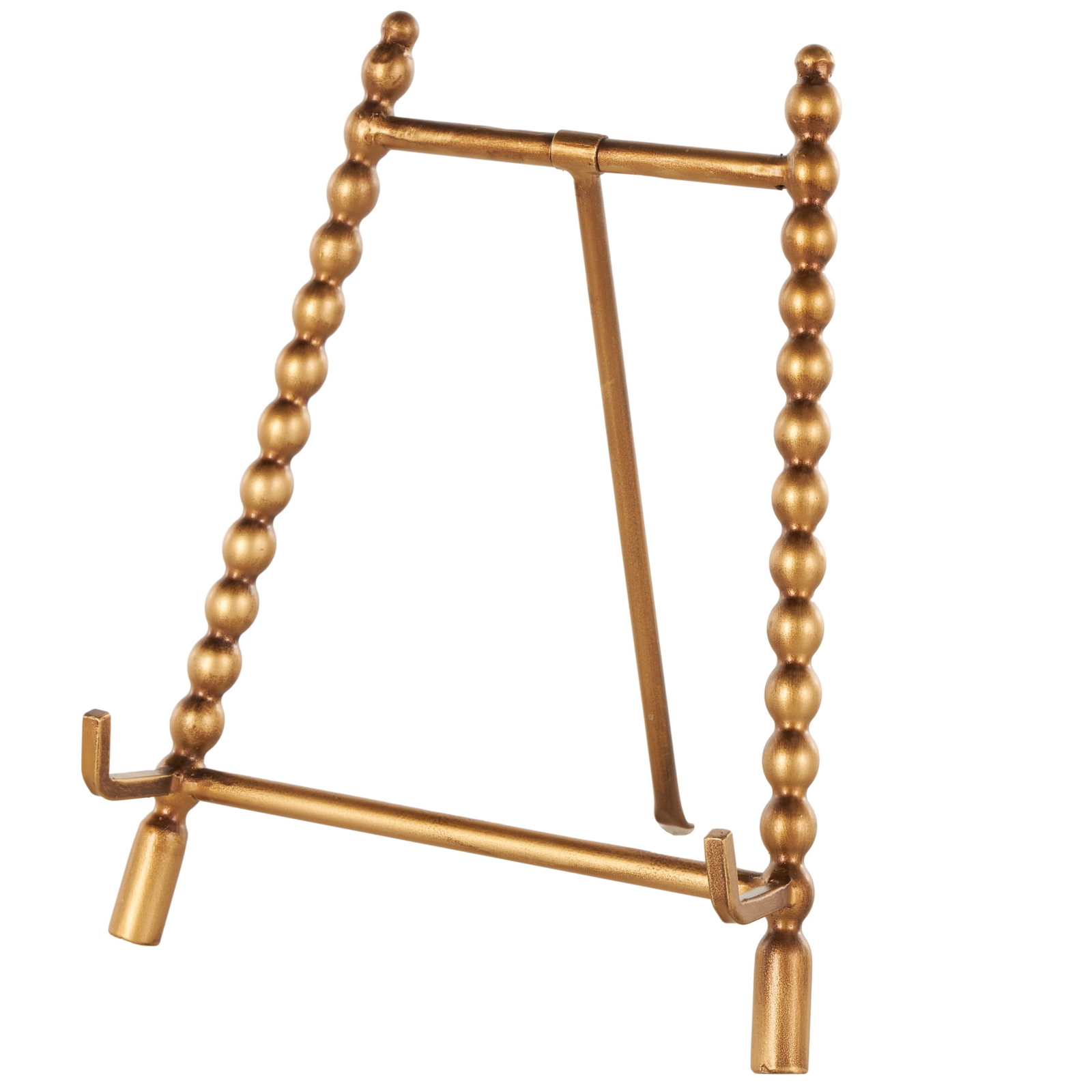 Gold-Toned Wide Abstract Artist Easel Stand