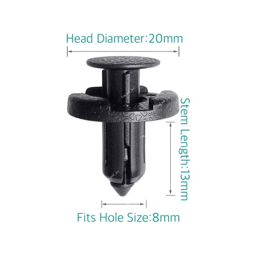 50pcs Bumper & Radiator Support Retainer Clips # 11296-AG000 Fits Nissan Altima - Picture 9 of 9