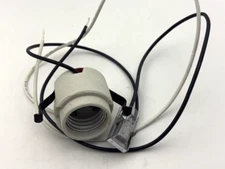 Replacement 4" 5" 6" Recessed lighting socket with pigtail and over heat sensor