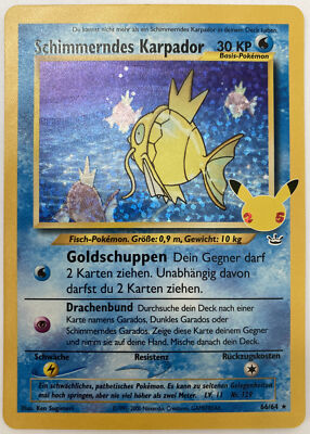 Pokemon Schimmerndes Karpador | Deutsch 66/64 Celebrations | Near Mint