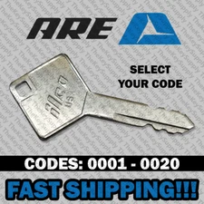 ARE Truck Cap Key Cut to Your Code 0001 - 0020