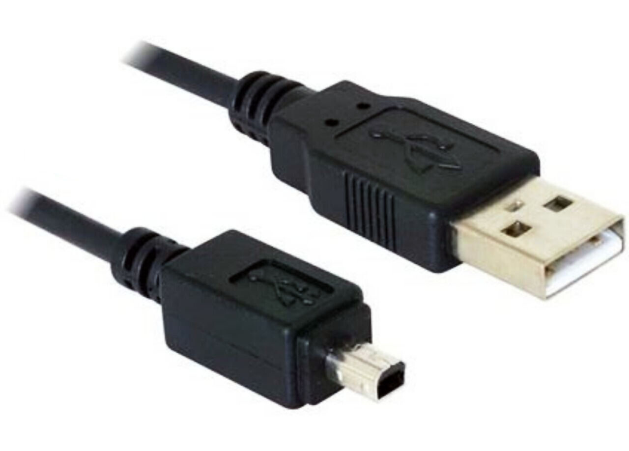 Cavo USB 2.0 A maschio/mini B 4 pin maschio 180 cm.