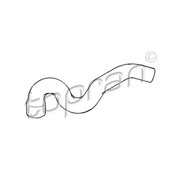 Topran Ladeluftschlauch FüR VW Passat Variant 3B5 1.9 TDI 3B2 Audi A4 8D2 B5-image