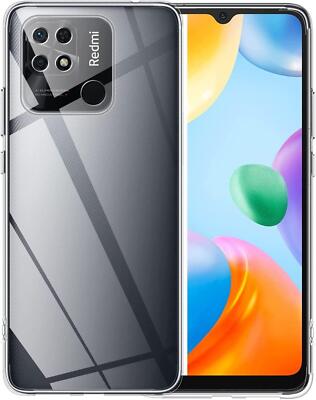 Für Xiaomi Redmi 10C Handyhülle Klar Silikon Gel + Display Hartglas