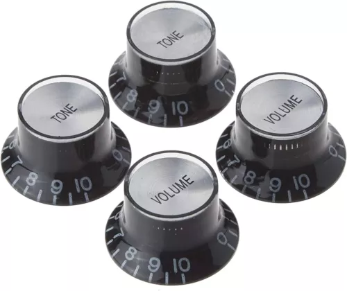 GIBSON Guitar Knobs Parts Top Hat Style 2V/2T 4 Piece PRMK-010