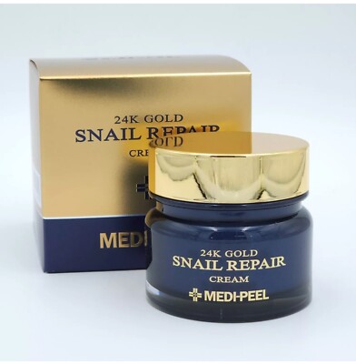MEDI PEEL 24K Gold Snail Repair Cream 50g Anti Wrinkle Brightening US Seller
