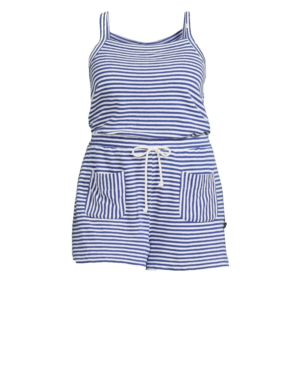 Multicolor Striped 100% Cotton Jumpsuits & Rompers for Women