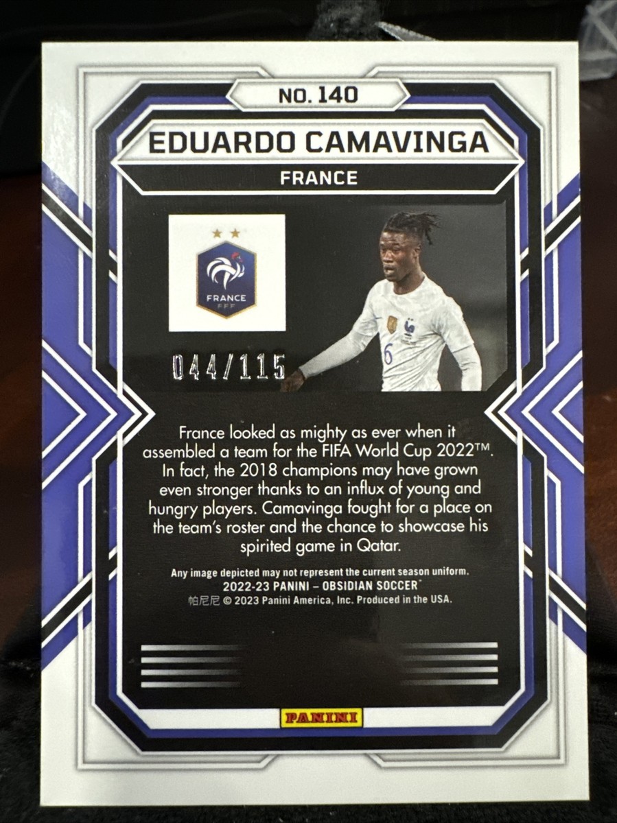 Eduardo Camavinga 2022-23 Panini Obsidian /115 | eBay