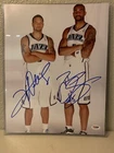 Deron Williams and Carlos Boozer Signed Utah Jazz 11x14 Photo PSA/DNA J15369