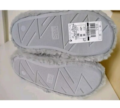 ⭐M&S New Girls Size 11 UK 29EUR child Soft Fluffy Bunny Slippers