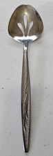 1947 Rogers Bros SEA ISLAND International Stainless Perced Serving Spoon 