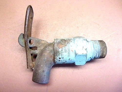 Vintage IMPERIAL BRASS MFG. CO. DRUM/BARREL SPOUT Auto Close 3/4" Outlet USA