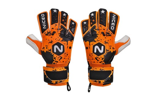 Soccer Professional Goalkeeper Goalie Hybrid Negative Football Gloves - Picture 12 of 25