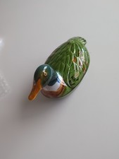 French Vintage Duck Pate/Terrine/Trinket Dish With Lid  - MICHEL CAUGANT