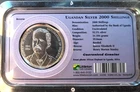 2002 Bank Of Uganda Mint Stanley Schilling Bullion-0.925 Silver 1 Oz Art Coin