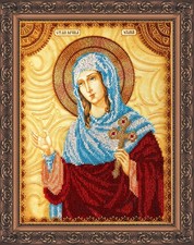 Bead "Saint Julia" Tapestry Embroidery Kit Orthodox Icon