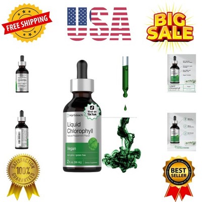 Liquid Chlorophyll Drops | 2 oz | , Non-GMO, and Gluten Free Formula | Natura...