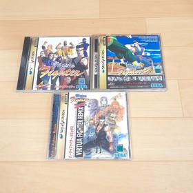 Sega Saturn Console Bundle with 3 Games, Memory & 1 Controller * Ready to Play *