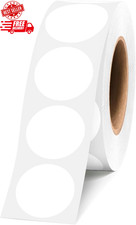 500 PCS 3/4" White Dot Stickers,Circle Color Coding Labels for Office Classifica