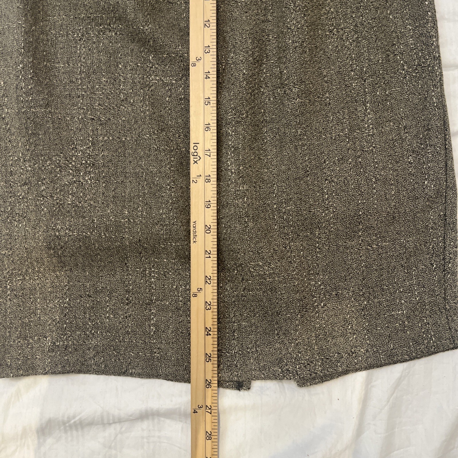 Vintage In Cinq Women’s Skirt Suit Size 8  Plaid Tweed Jacket Pencil Skirt Set