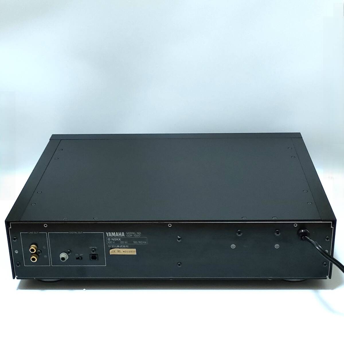 YAMAHA ヤマハ CDプレーヤー CDX-1020 動作品 ブラック トレイベルト 