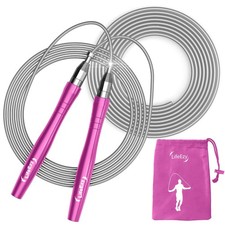 HighSpeed Weighted Jump Rope for Fitness, CrossFit  Home Workouts